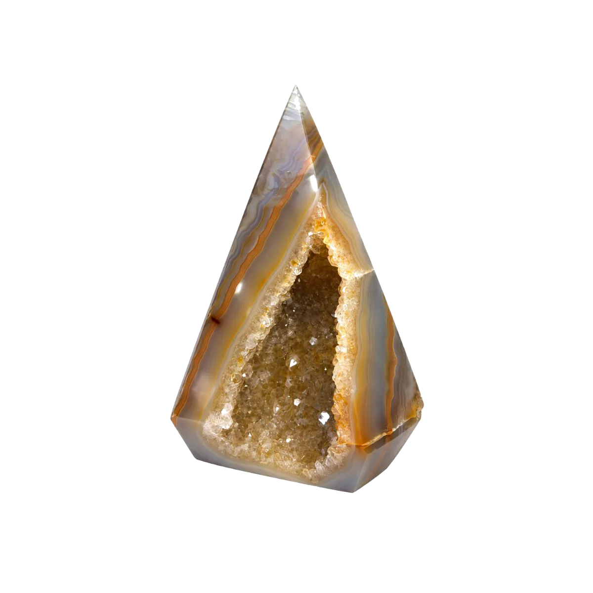Agate Pyramid - CS Minerals wholesale Brazil