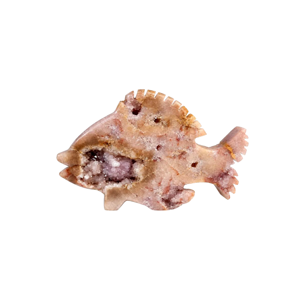 Pink Amethyst Fish - CS Minerals wholesale Brazil